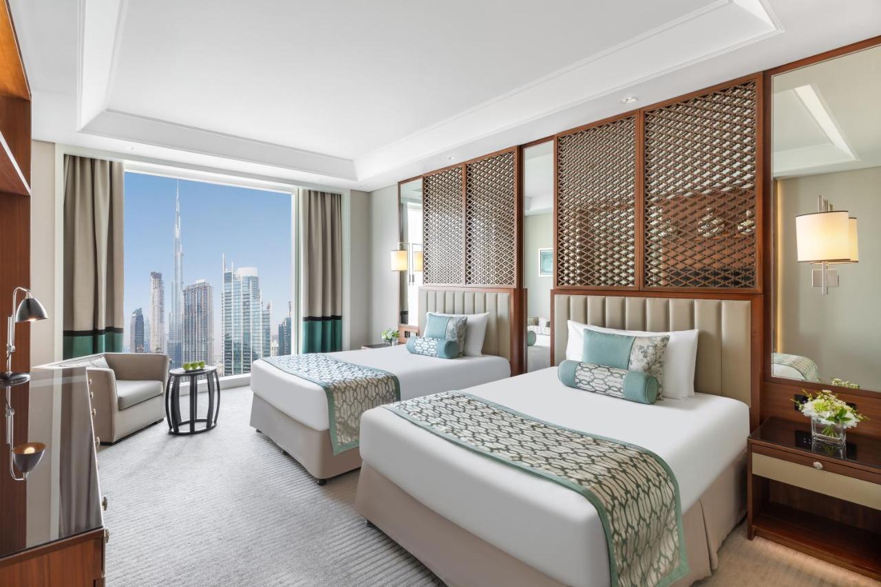 Luxury Twin Room Burj View Staycation on F&B spa & laundry early check & late check-out